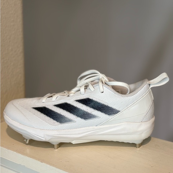 Adidas Adizero Instinct TP White Black Softball Cleats IH3468 Women's Size 5.5 - Picture 6 of 9
